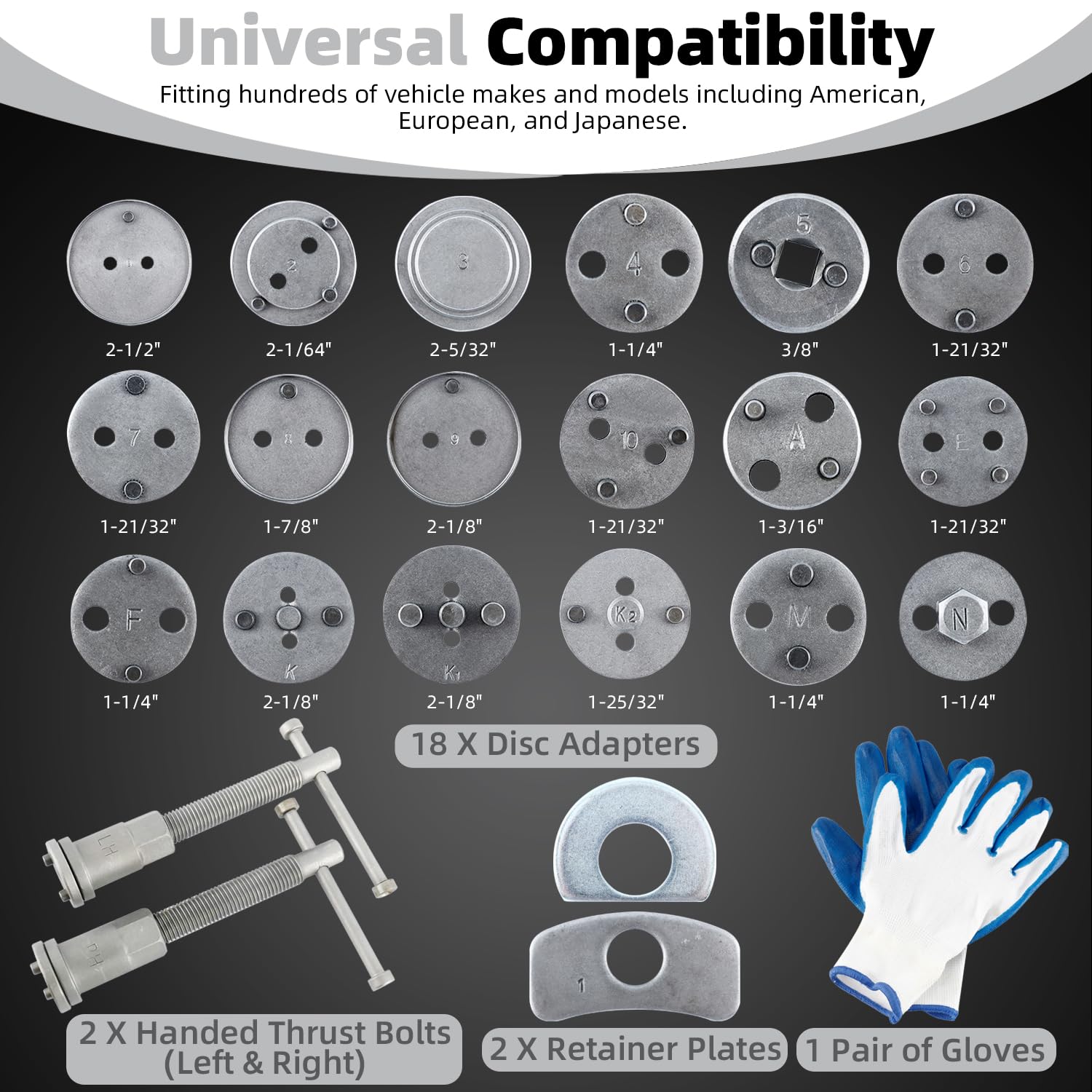 Amazon.com: 8MILELAKE 24pcs Disc Brake Caliper Compression